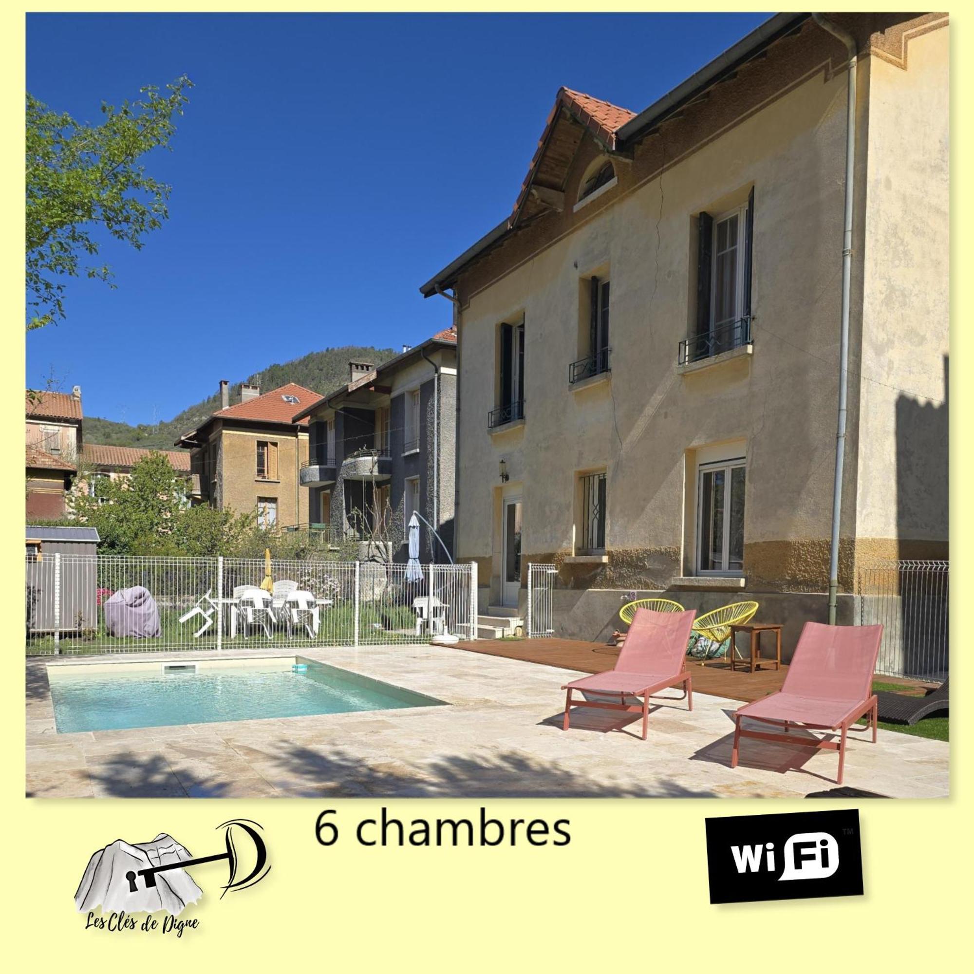 Tres Bel Appartement Avec Piscine Digne-les-Bains Zewnętrze zdjęcie